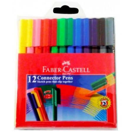 12 Feutres connectors pens FABER CASTELL